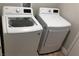 Laundry area showcasing modern LG washer and dryer set for efficient laundry at 9321 January Dr, Las Vegas, NV 89134