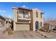 Two-story house with balcony, attached garage, and landscaped yard at 10712 Sheepshead Bay Ave, Las Vegas, NV 89166