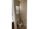 Small bathroom with toilet and window at 10973 Inverlochy Ct, Las Vegas, NV 89141