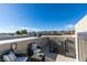 Rooftop deck with seating area and mountain views at 2631 Mystere Ct, Las Vegas, NV 89117