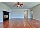 Living Room with hardwood floors, fireplace and high ceilings at 316 Pleasant Summit Dr, Henderson, NV 89012