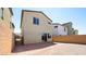 Backyard view with patio area and rear exterior of home at 334 Taylor St, Henderson, NV 89015
