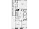 Second floor floor plan highlighting the primary suite and additional bedrooms at 334 Taylor St, Henderson, NV 89015