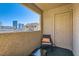 Relaxing balcony with city views and seating at 4200 S Valley View Blvd # 3081, Las Vegas, NV 89103