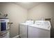 Laundry room complete with washer, dryer, and water heater at 4348 Tara Ave # 2, Las Vegas, NV 89102