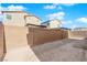 Private backyard with block wall at 6052 Beavertail Hill Ave, Las Vegas, NV 89130