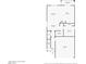 Layout of the home showing the kitchen, living room, dining room, garage, and bedrooms at 6389 Jacobville Ct, Las Vegas, NV 89122