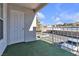 Private balcony overlooking parking lot and partial view at 6800 E Lake Mead Blvd # 2028, Las Vegas, NV 89156