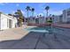 Inviting community pool with patio and building backdrop at 6800 E Lake Mead Blvd # 2028, Las Vegas, NV 89156