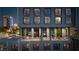 Luxury building exterior at night, with city views at 700 W Carson Ave # 1401, Las Vegas, NV 89106