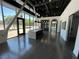Modern lobby with large windows and a marble-top table at 700 W Carson Ave # 1401, Las Vegas, NV 89106