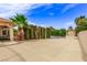 Long driveway leads to a basketball court and offers plenty of parking at 2730 El Camino Rd, Las Vegas, NV 89146