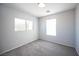 Bright bedroom with grey carpet and neutral walls at 3114 Leonetti Ct, Las Vegas, NV 89141