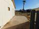 View of a detached outbuilding with a concrete slab at 3748 Skyline St, Logandale, NV 89021