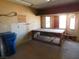 Workshop with work bench and storage shelving at 3748 Skyline St, Logandale, NV 89021