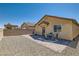 Spacious backyard with patio and seating area at 4104 Midnight Crest Ave, North Las Vegas, NV 89031
