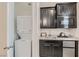 Convenient laundry room with stackable washer and dryer at 4104 Midnight Crest Ave, North Las Vegas, NV 89031