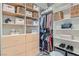 Spacious walk-in closet with ample shelving and hanging space at 4104 Midnight Crest Ave, North Las Vegas, NV 89031