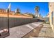 Backyard with basketball court and patio at 4125 Glenfield Cir, Las Vegas, NV 89129