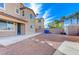 Home's backyard with large patio and storage shed at 6276 Point Isabel Way, Las Vegas, NV 89122