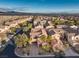 Aerial view of house and surrounding neighborhood at 7642 Riva Ridge St, Las Vegas, NV 89149