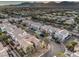 Aerial view of neighborhood with mountain backdrop at 7642 Riva Ridge St, Las Vegas, NV 89149