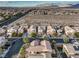 Aerial view of neighborhood with desert landscape at 7642 Riva Ridge St, Las Vegas, NV 89149