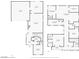 Two-story home floor plan, showing bedrooms, bathrooms, and living spaces at 7642 Riva Ridge St, Las Vegas, NV 89149