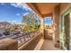 Private patio overlooking community at 7642 Riva Ridge St, Las Vegas, NV 89149