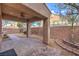 Covered patio with brick pavers at 7642 Riva Ridge St, Las Vegas, NV 89149