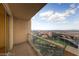 Private balcony offering breathtaking views of the cityscape at , Las Vegas, NV 89109