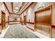 Well-lit hallway with elevators and carpet at , Las Vegas, NV 89109