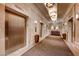Building hallway with modern elevators and tasteful decor at , Las Vegas, NV 89109