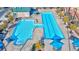 Aerial view of the community pool with lap lanes and lounge areas at 2694 Marvel Astoria St, Henderson, NV 89044