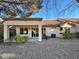 Covered patio with sliding glass doors and view of the golf course at 2745 Showcase Dr # 0, Las Vegas, NV 89134