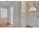 Bright entryway with wood-look flooring and white walls at 4440 E Boston Ave, Las Vegas, NV 89104