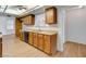 Updated kitchen includes stainless steel appliances, lots of wood cabinets and ample counter space at 4440 E Boston Ave, Las Vegas, NV 89104