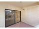 Private patio with sliding door access at 4839 S Torrey Pines Dr # 102, Las Vegas, NV 89103