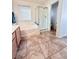 Main bathroom with a shower, tub, and double vanity at 7637 Constellation St, Las Vegas, NV 89123