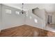 Elegant dining room with hardwood floors and chandelier at 8856 Ashley Park Ave, Las Vegas, NV 89148