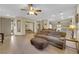 Open living area with kitchen and bedroom views at 9161 Horizon Mist Ave, Las Vegas, NV 89178
