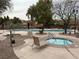 Relaxing pool and spa area with lounge chairs at 9161 Horizon Mist Ave, Las Vegas, NV 89178