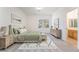 Main bedroom with neutral decor and ensuite bath at 11017 Ladyburn Ct, Las Vegas, NV 89141