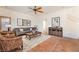 Bright living room with tiled floors and comfortable seating at 11017 Ladyburn Ct, Las Vegas, NV 89141