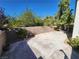 Large backyard patio with flagstone and desert landscaping at 1260 Corista Dr, Henderson, NV 89052