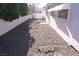 Backyard with gravel ground cover at 1429 Daybreak Dr, Las Vegas, NV 89108