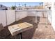 Backyard with dog run and gravel at 1429 Daybreak Dr, Las Vegas, NV 89108