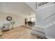 Bright entryway with hardwood floors and staircase at 1510 Marita Dr, Boulder City, NV 89005