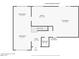 Two-story home floor plan, including living room, kitchen and bedrooms at 1510 Marita Dr, Boulder City, NV 89005