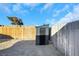 Backyard view with shed and gravel at 1641 Stewart Ave, Las Vegas, NV 89101